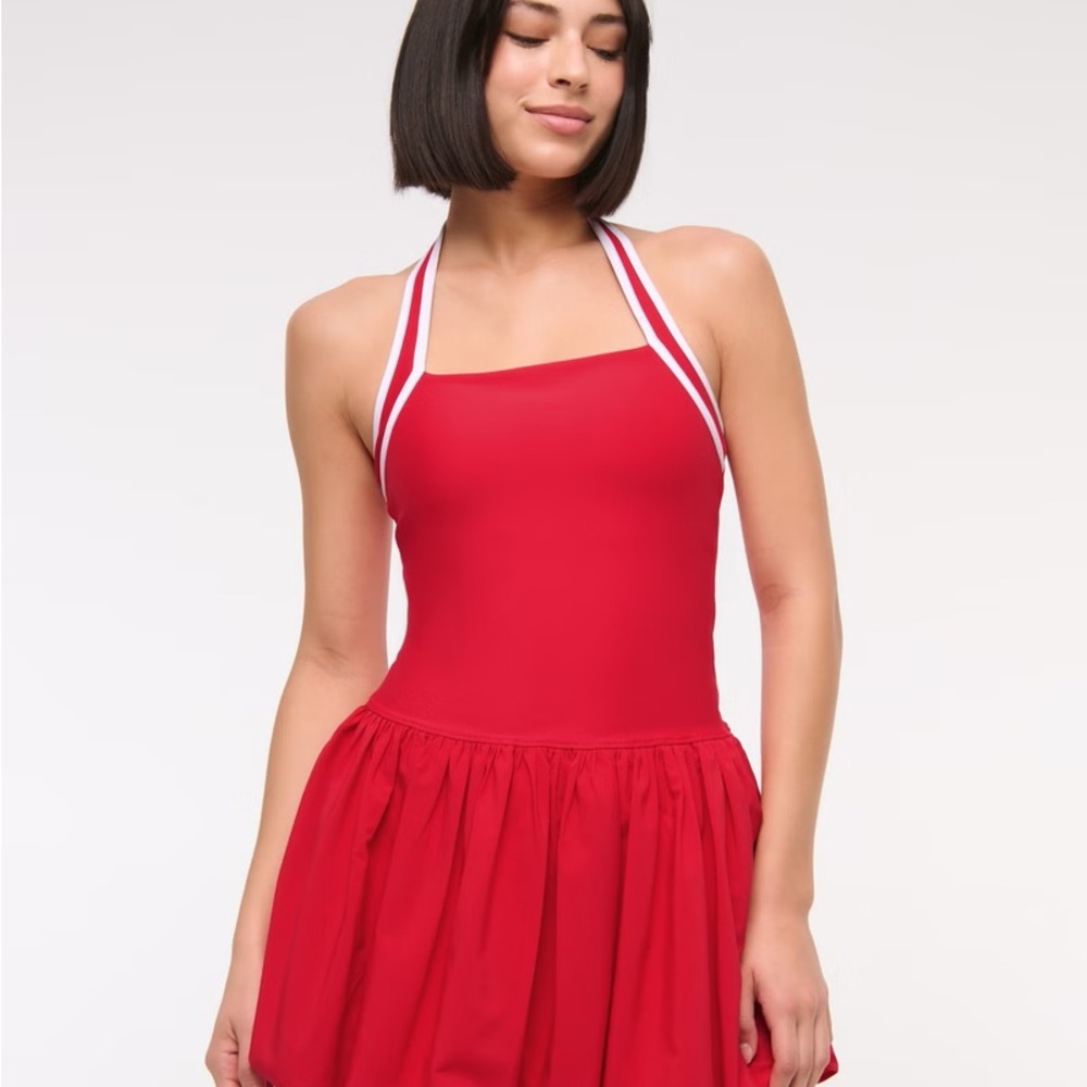 Abercrombie & Fitch Red Mini Dress